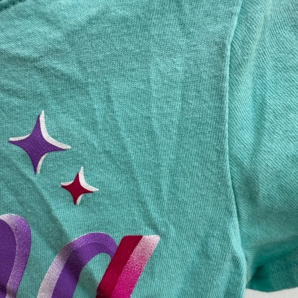 The Children’s Place 2T Girl Green Multicolor Nana Knows Best Short Sleeve Shirt